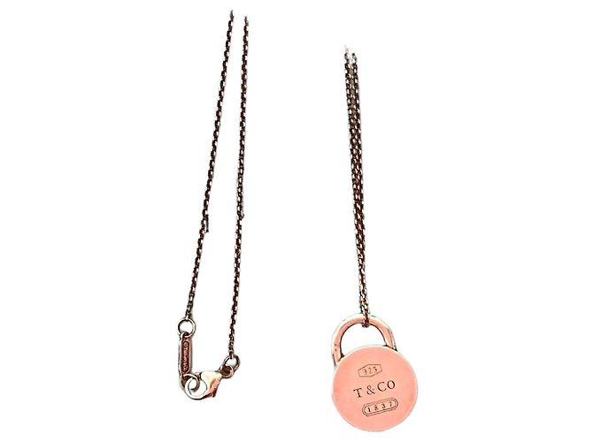 Colar Tiffany & Co. de Prata 925 com pingente redondo