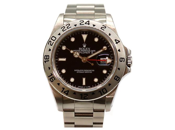 Rolex Explorer II aus Edelstahl Schwarz