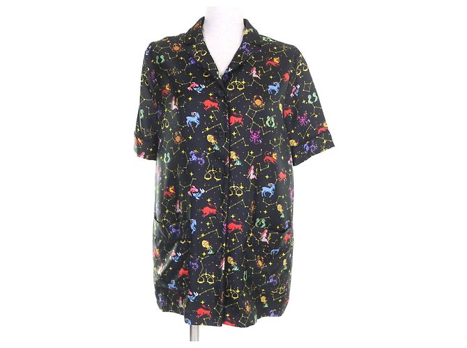 Camicia in seta Christian Dior Nero