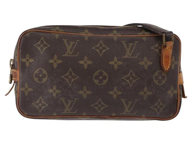 Bolsa Pochette Marly Bandoulière Louis Vuitton em Canvas Monogram