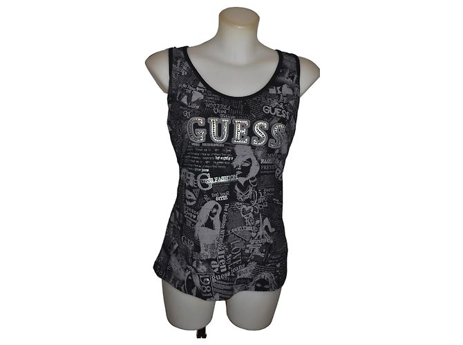 Regata Guess com strass de algodão Multicor