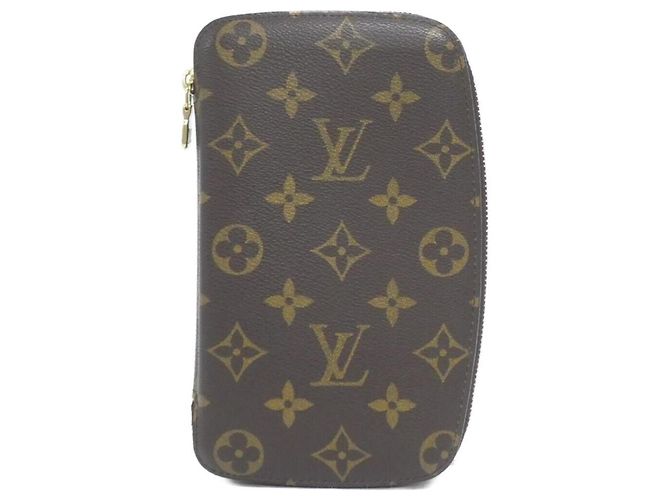 Louis Vuitton Monogram Agenda Geod Organizer Brown