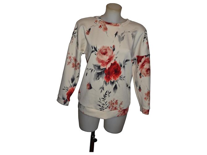 Sudadera floral Zara Multicolor