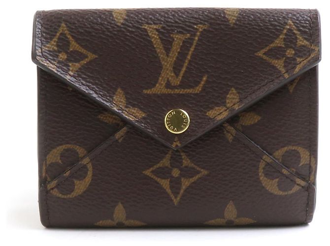 Portefeuille tri-fold Monogram Celeste de Louis Vuitton Marron Rose Monogramme