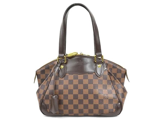 Bolsa Louis Vuitton Damier Verona PM Marrom Damier ebene