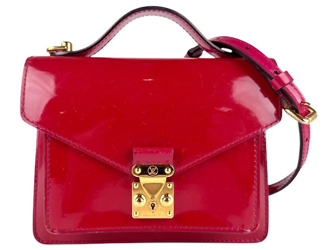 Louis Vuitton Monogram Vernis Monceau BB Handtasche Pink