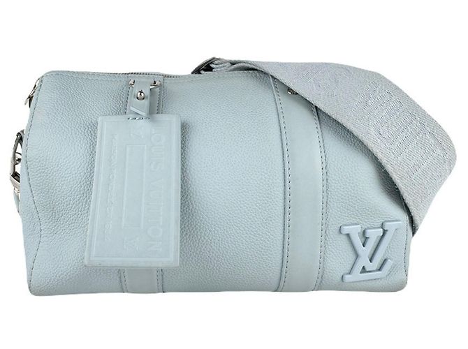 Louis Vuitton Aerogram City Keepall Shoulder Bag Light blue