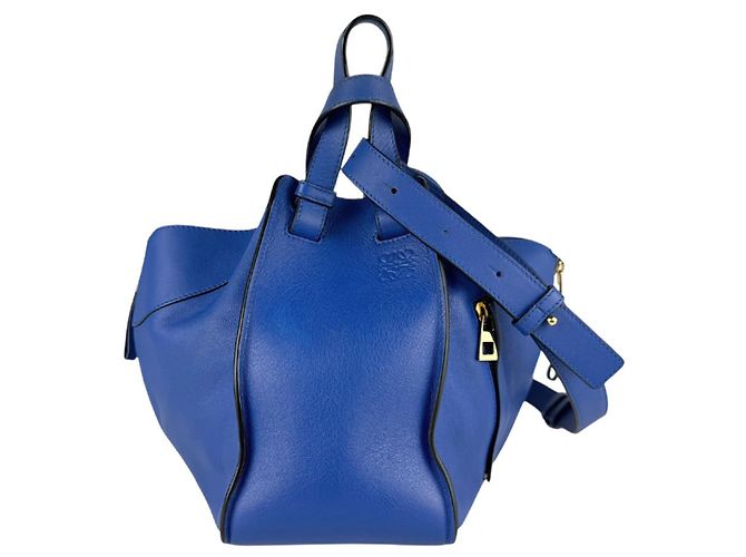 Bolsa de couro Hammock Loewe Azul