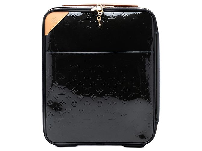 Louis Vuitton Pegase 45 em Vernis Monogram Azul Azul marinho