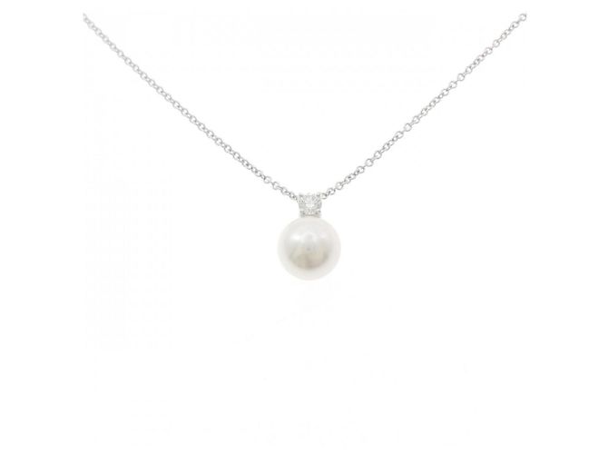 Tiffany & Co Colar de Pérolas Tiffany Signature Dourado