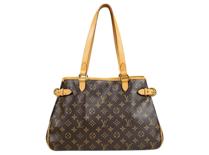 Sac à épaule Monogram Batignolles Horizontal de Louis Vuitton Marron