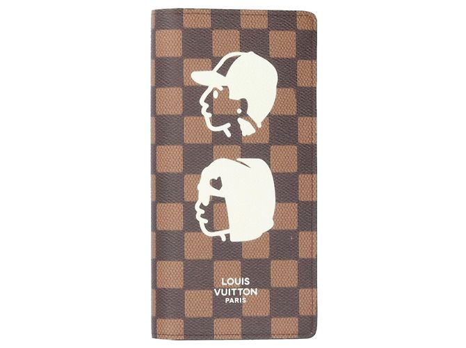 Louis Vuitton Pharrell Williams & NIGO Collaboration Long Wallet Brown
