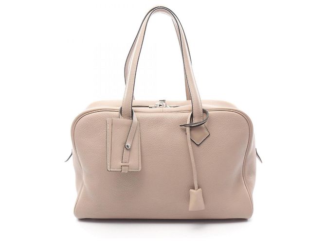 Bolsa Hermès Victoria 35 Bege