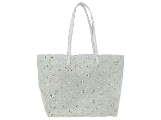 Stella Mc Cartney Bolsa de compras de vinilo con logo de Stella McCartney