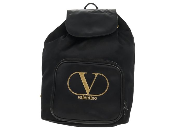Valentino Garavani Nylon Rucksack Schwarz