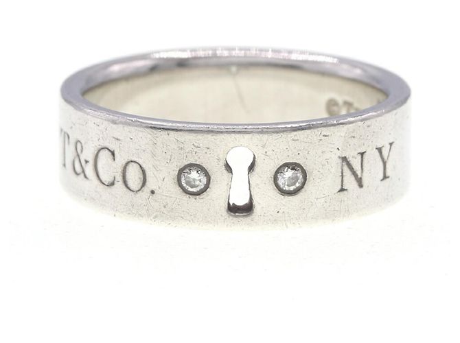 Anello a chiave con foro per donna Tiffany & Co. Argento