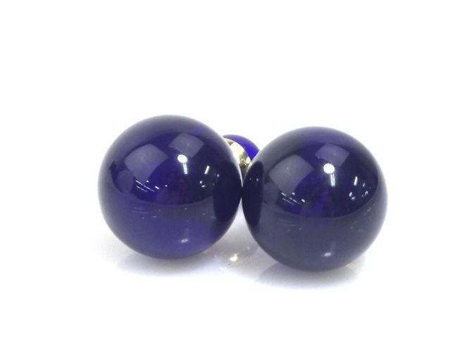 Orecchini Tribal Stud Christian Dior Blu