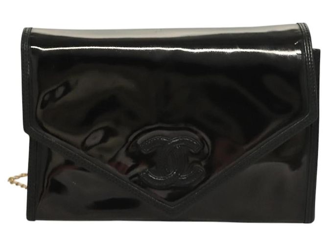 Chanel CC Envelope Flap Patent Leather