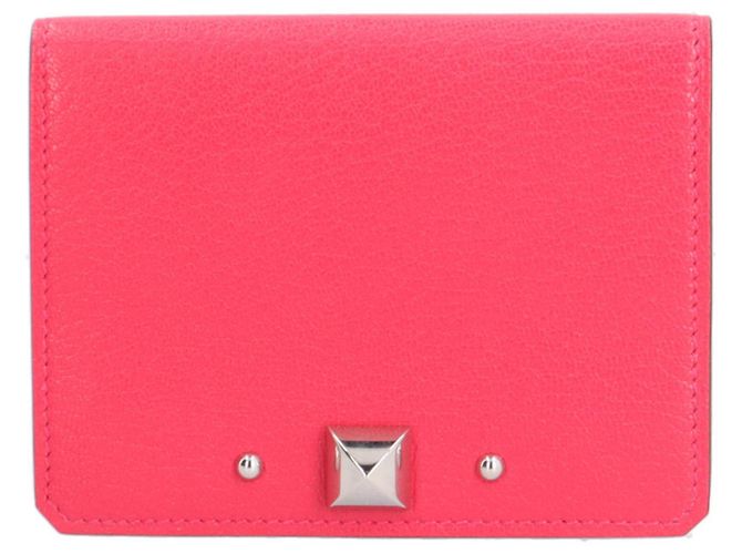 Hermès Medor Card Case in Pink Chevre Leather