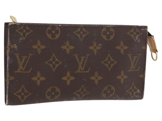 LOUIS VUITTON Monogram Bucket GM Accessory Pouch LV Auth 158534