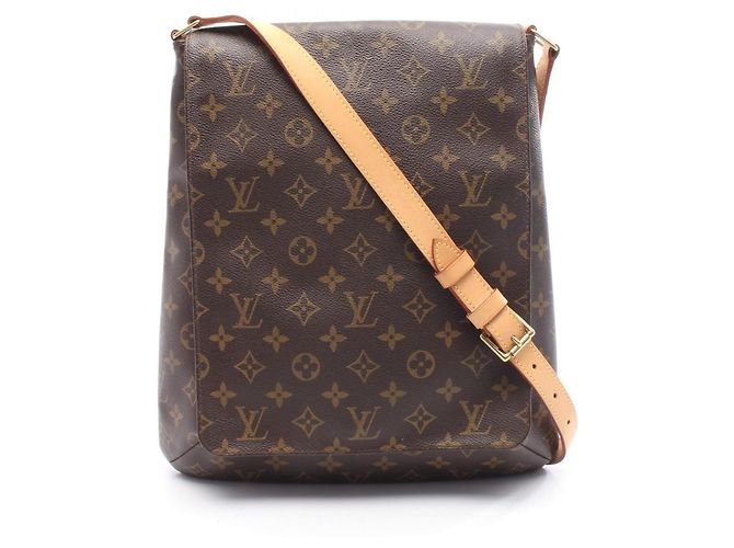 Bolsa de Ombro Musette Monogram Louis Vuitton Marrom