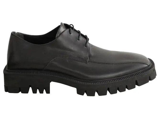 Balenciaga Scarpe stringate in pelle nera Nero 