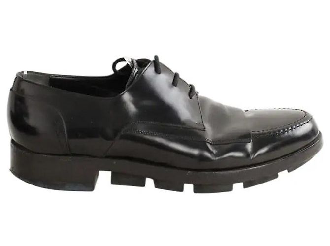 Balenciaga Scarpe stringate in pelle nera Nero 