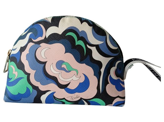 Beauty case da viaggio Emilio Pucci multicolore in tessuto