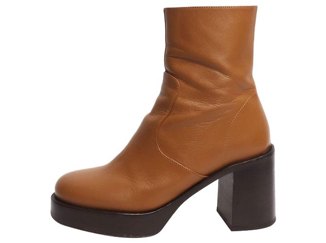 Simon Miller Botas de couro marrom - tamanho EU 40 (UK 7)
