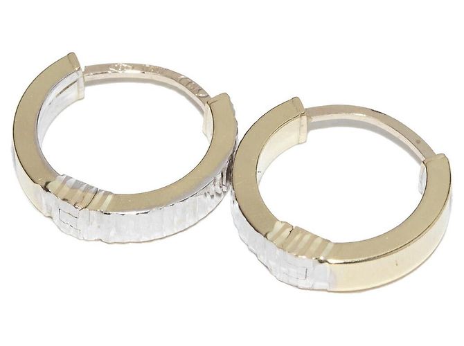 Autre Marque Boucles d'oreilles Au750 Doré