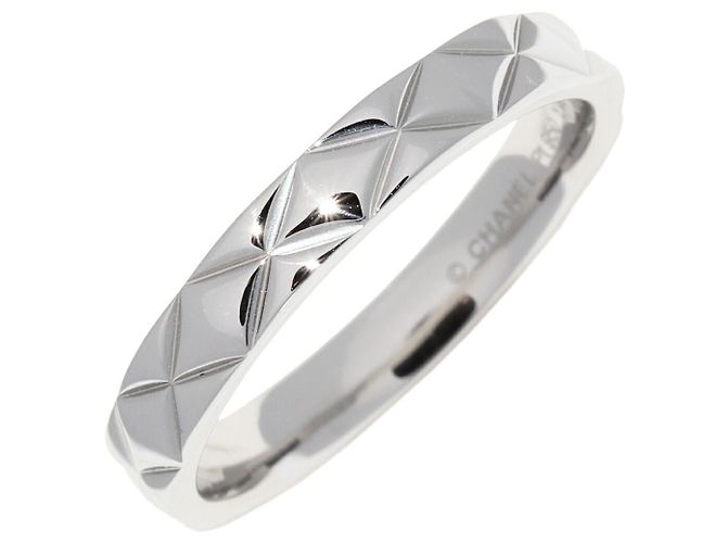 Anello Chanel Matelassé Pt950 Argento