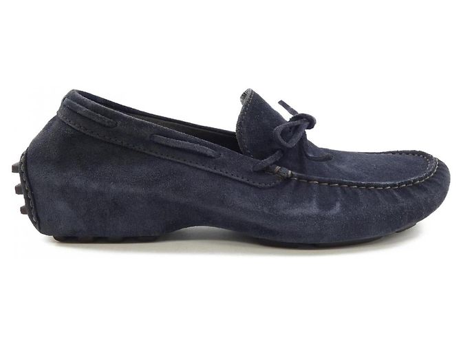 Autre Marque Lardini Leder-Sneaker Blau Marineblau