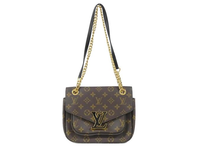 Borsa a Spalla Monogram Passy Louis Vuitton Marrone