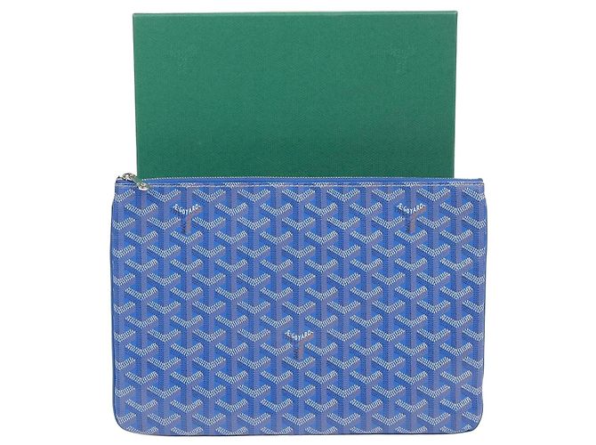 Goyard Clutch Sena MM Blu