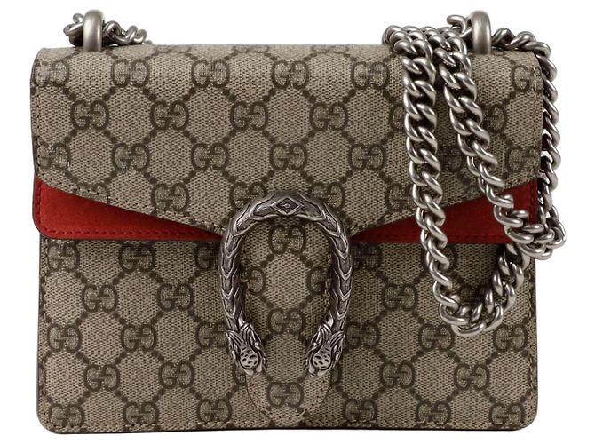 Gucci Borsa a tracolla mini catena Dionysus Rosso