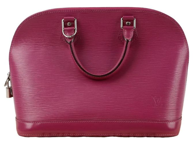 Louis Vuitton Bolsa Tote Alma PM Roxo