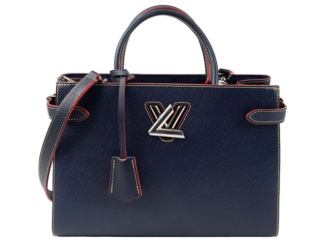 Louis Vuitton Sac à main Twist Tote Bleu