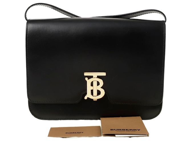 Burberry Borsa a tracolla media TB Nero