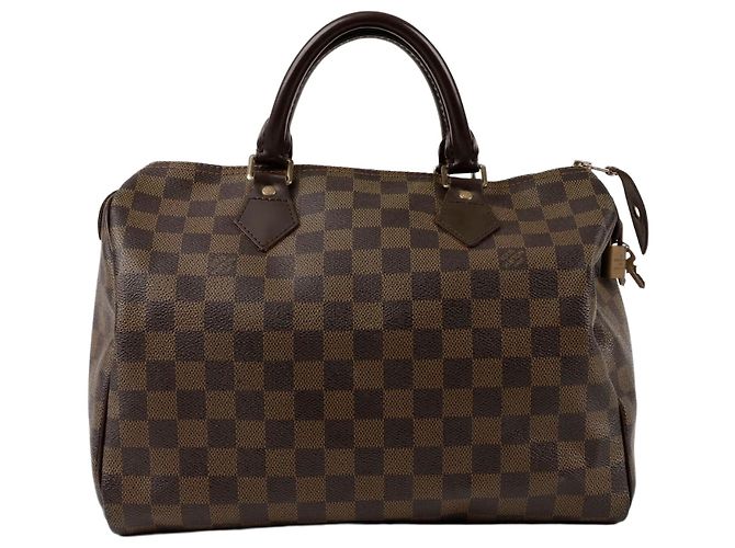 Louis Vuitton Borsa Tote Speedy Marrone
