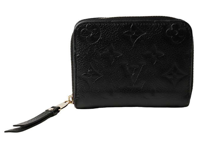 Louis Vuitton Zippy Geldbörse Schwarz