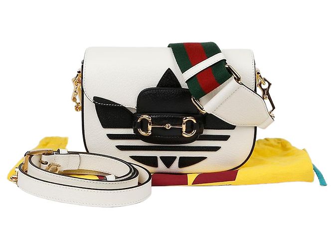 Gucci Bolsa transversal mini Horsebit Branco