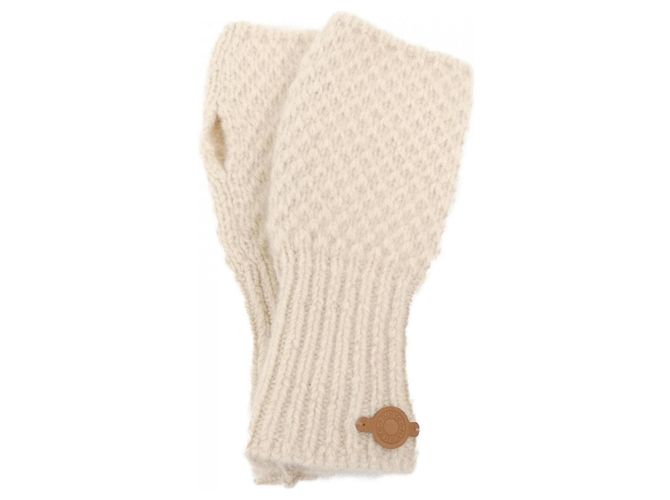 Beige Kaschmirhandschuhe von Hermès