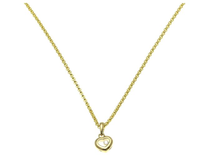 Collar Péndulo Corazón Happy Diamonds de Chopard Dorado