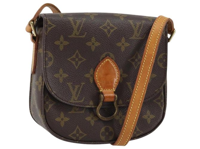 LOUIS VUITTON Bolsa de Ombro Monogram Saint Cloud PM M51244 LV Auth 159413 Monograma