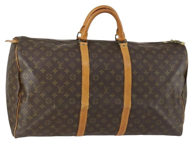 LOUIS VUITTON Bolsa Boston Monogram Keepall 60 M41422 LV Auth 159339 Monograma