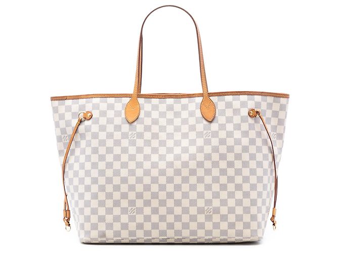 Louis Vuitton Neverfull GM Damier Azur Weiß