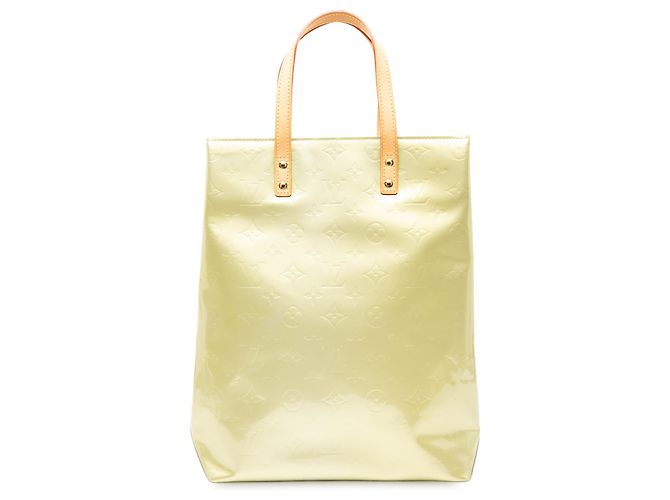 Louis Vuitton Borsa Reade MM in Vernis Monogram Bianco Crudo