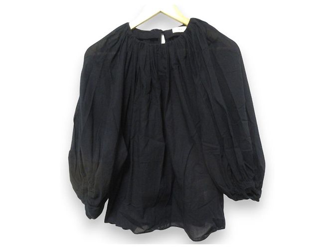 Autre Marque NAVE Volume Boil Bluse Schwarz