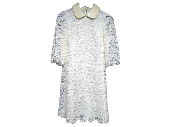Dolce & Gabbana Spitzenkleid Dolce&Gabbana Beige Roh 