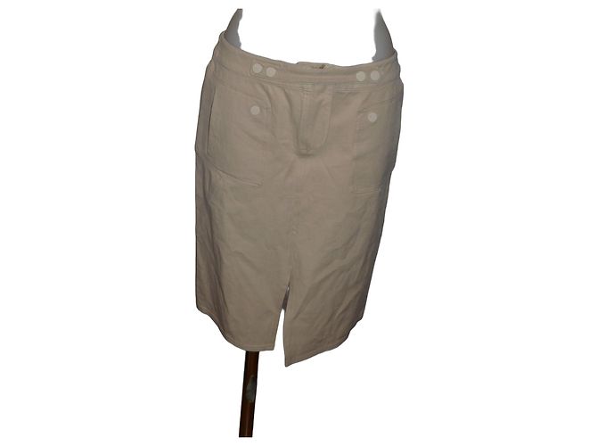 Versus Cotton Elasticated Pants Beige